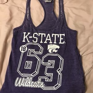 purple K-State tank top